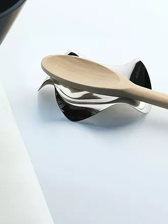 ALESSI | Repose-cuillère Blip en acier inoxydable | 
